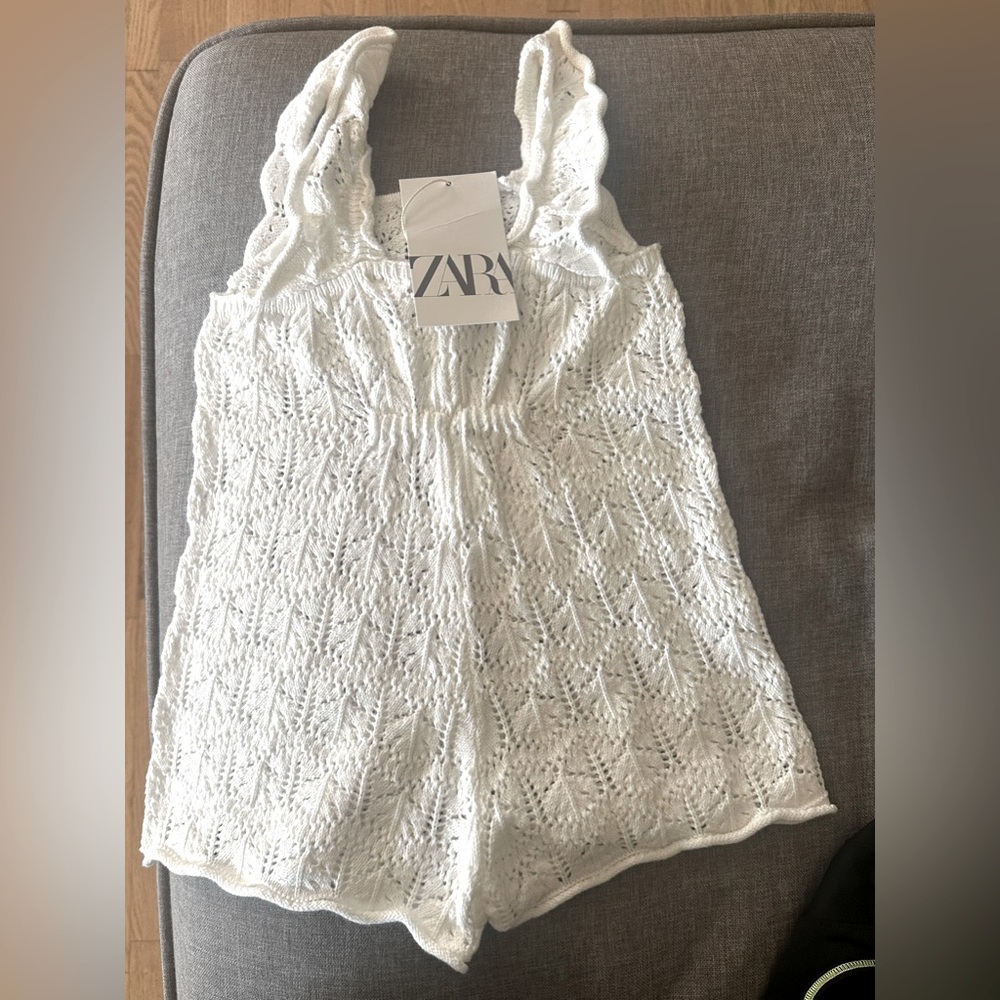 Zara Crochet Romper Sz 2-3 years